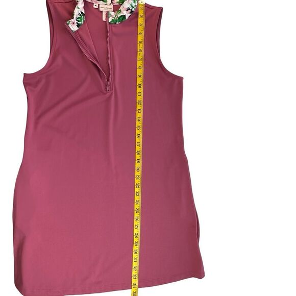 Tommy Bahama GOLF 1/4 Zip Golf Dress Magenta Size Large - Picture 10 of 12